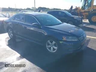 ✅ 2012 Volkswagen Passat SE • VIN: 1VWBP7A35CC034196 • Lot: 43418961. Listed on IAAI with 115,827 mi. Free auction sales archive from the USA and detailed vehicle history report at DreamBid. Image 1.