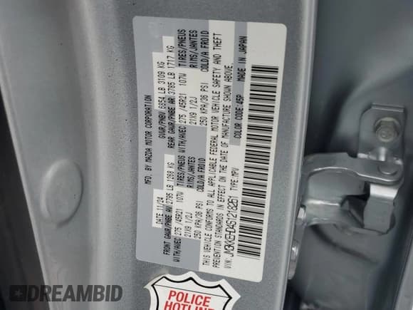 ✅ 2025 Mazda CX-90 Premium Plus Package • VIN: JM3KKEHD4S1218261 • Lot: 71908415. Wystawiony na Copart z przebiegiem Nie podano. Bezpłatny archiwum sprzedaży aukcyjnych z USA i szczegółowy raport historii pojazdu na DreamBid. Zdjęcie 12.