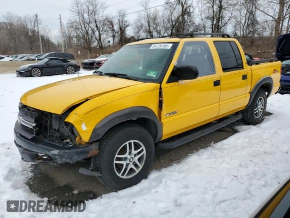 ✅ 2002 Chevrolet S-10 LS • VIN: 1GCDT13W32K235529 • Лот: 44729785. Опубликован ранее на Copart с пробегом 75 963 миль. Бесплатный доступ к архиву аукционных продаж из США и подробный отчёт об истории автомобиля на DreamBid. Изображение 1.