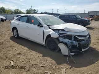 2022 Chevrolet Malibu LS with VIN 1G1ZB5ST2NF209727, listed as a Copart auction lot 80085145 with Not provided miles and Clean title. Bid and sale history available at DreamBid. Image 4.