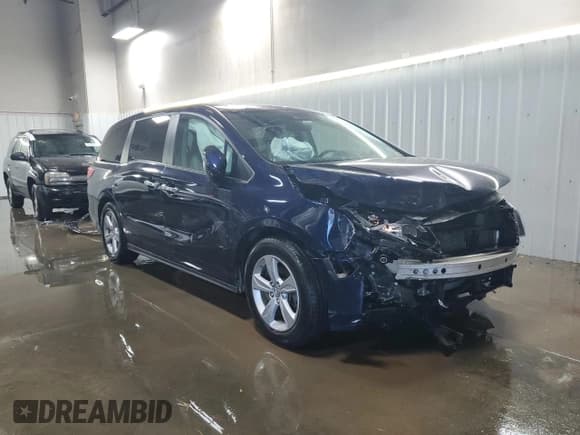 ✅ 2019 Honda Odyssey EX-L • VIN: 5FNRL6H74KB089532 • Lot: 92609465. Listed on Copart with 82,886 mi. Free auction sales archive from the USA and detailed vehicle history report at DreamBid. Image 4.