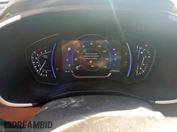 2019 Hyundai Santa Fe SEL Plus z VIN 5NMS33AD8KH064017, wystawiony jako Copart lot #81822165 z przebiegiem 70 412 mil mil oraz Szkoda całkowita • Salvage title. Historia ofert i sprzedaży dostępna na DreamBid. Obrazek 9.