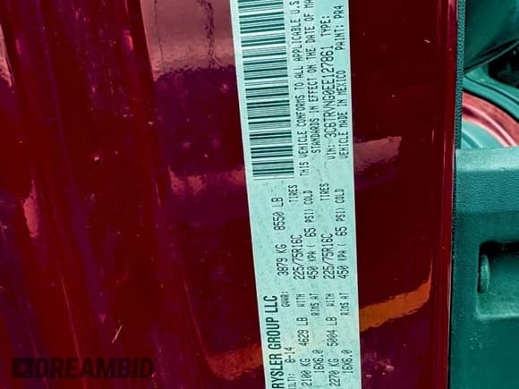 ✅ 2014 Ram ProMaster Cargo • VIN: 3C6TRVNG0EE127861 • Lot: 96756895. Wystawiony na Copart z przebiegiem Nie podano. Bezpłatny archiwum sprzedaży aukcyjnych z USA i szczegółowy raport historii pojazdu na DreamBid. Zdjęcie 10.