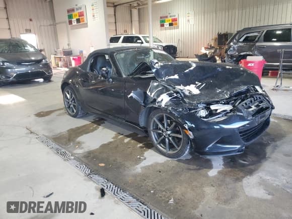 ✅ 2016 Mazda MX-5 Miata Grand Touring • VIN: JM1NDAD73G0114866 • Лот: 91503935. Опубликован ранее на Copart с пробегом 60 535 миль. Бесплатный доступ к архиву аукционных продаж из США и подробный отчёт об истории автомобиля на DreamBid. Изображение 4.