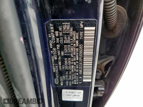 ✅ 2023 Hyundai Tucson Limited • VIN: KM8JECA1XPU096085 • Lot: 81287145. Wystawiony na Copart z przebiegiem 57 544 mil. Bezpłatny archiwum sprzedaży aukcyjnych z USA i szczegółowy raport historii pojazdu na DreamBid. Zdjęcie 14.