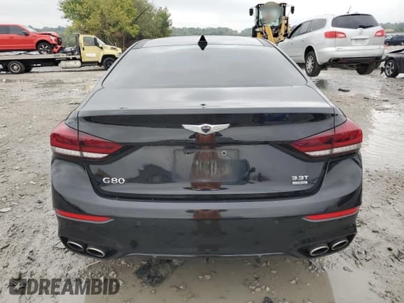 ✅ 2018 Genesis G80 Sport • VIN: KMHGN4JB5JU215838 • Лот: 82127375. Опубликован ранее на Copart с пробегом 107 010 миль. Бесплатный доступ к архиву аукционных продаж из США и подробный отчёт об истории автомобиля на DreamBid. Изображение 6.