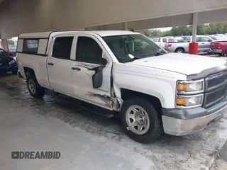 2014 Chevrolet Silverado 1500 Work Truck with VIN 3GCPCPEC9EG205529, listed as a IAAI auction lot 41389123 with 106,532 mi miles and . Bid and sale history available at DreamBid. Image 1.
