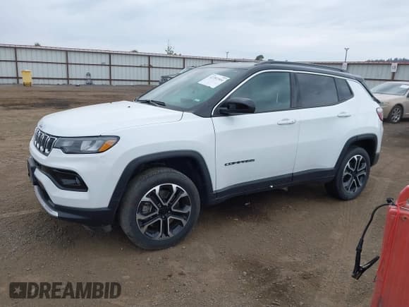 ✅ 2023 Jeep Compass Limited • VIN: 3C4NJDCNXPT569145 • Lot: 42781504. Wystawiony na IAAI z przebiegiem 39 954 mil. Bezpłatny archiwum sprzedaży aukcyjnych z USA i szczegółowy raport historii pojazdu na DreamBid. Zdjęcie 2.