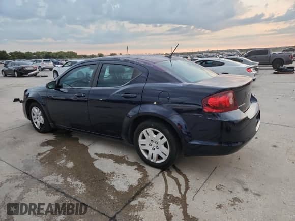 2014 Dodge Avenger SE with VIN 1C3CDZAB5EN225129, listed as a Copart auction lot 87205755 with 96,373 mi miles and Salvage title. Bid and sale history available at DreamBid. Image 2.