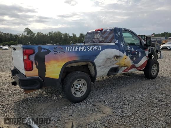 ✅ 2022 Chevrolet Silverado 2500HD Work Truck • VIN: 1GC0WLE75NF120645 • Lot: 68695054. Listed on Copart with 103,785 mi. Free auction sales archive from the USA and detailed vehicle history report at DreamBid. Image 3.