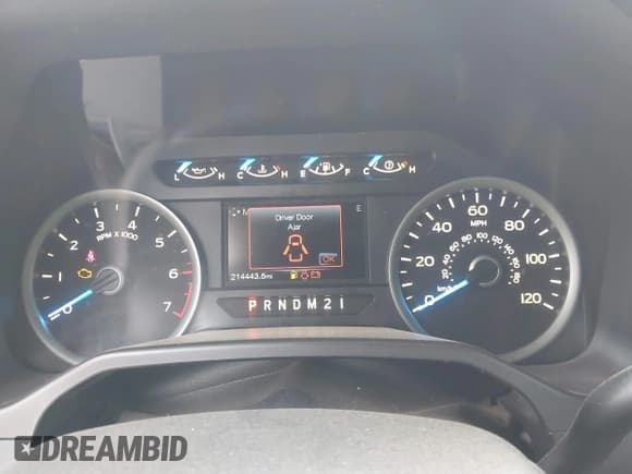 ✅ 2017 Ford F-150 XL • VIN: 1FTFW1EF9HKC87737 • Lot: 43796911. Listed on IAAI with 214,443 mi. Free auction sales archive from the USA and detailed vehicle history report at DreamBid. Image 7.