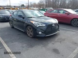 ✅ 2015 Hyundai Veloster Turbo • VIN: KMHTC6AE4FU237850 • Lot: 43788984. Listed on IAAI with 85,120 mi. Free auction sales archive from the USA and detailed vehicle history report at DreamBid. Image 1.