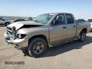 2004 Dodge 1500 SLT с VIN 1D7HU18D54S559550, выставлен на аукционе Copart как лот 74324224 с пробегом 160 473 миль миль и Списание • Salvage title. История ставок и продаж доступна на DreamBid. Изображение 1.