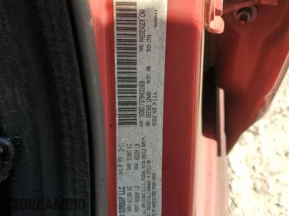 2011 Dodge Avenger Mainstreet with VIN 1B3BD1FB7BN531828, listed as a Copart auction lot 85309585 with Not provided miles and Salvage title. Bid and sale history available at DreamBid. Image 12.