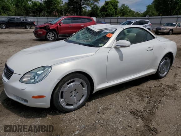 ✅ 2003 Lexus SC 430 • VIN: JTHFN48Y730038082 • Лот: 52608085. Опубликован ранее на Copart с пробегом 133 491 миль. Бесплатный доступ к архиву аукционных продаж из США и подробный отчёт об истории автомобиля на DreamBid. Изображение 1.