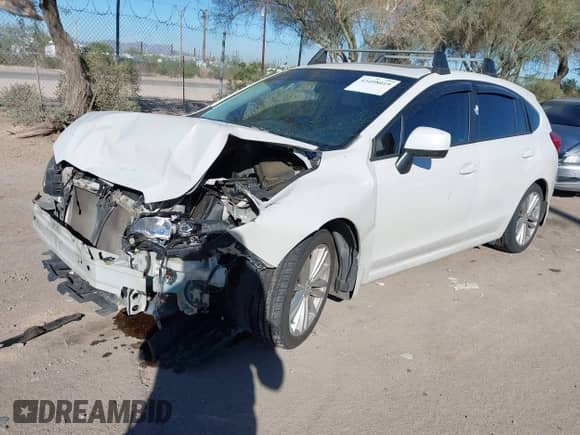 2013 Subaru Impreza Premium with VIN JF1GPAD67DH208775, listed as a IAAI auction lot 43498019 with 134,647 mi miles and . Bid and sale history available at DreamBid. Image 2.