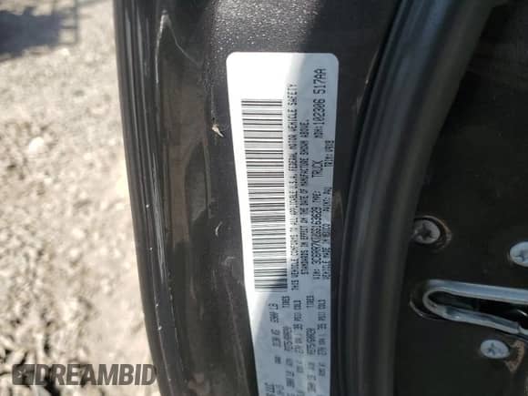 2016 Ram 1500 Express with VIN 3C6RR7KT2GG163629, listed as a Copart auction lot 70917385 with 75,334 mi miles and Salvage title. Bid and sale history available at DreamBid. Image 12.