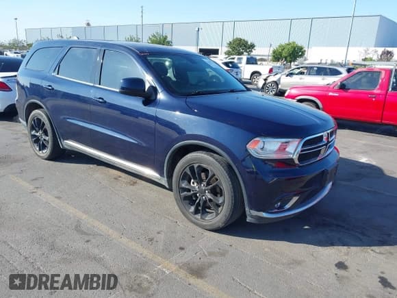 ✅ 2018 Dodge Durango SXT • VIN: 1C4RDHAG0JC364053 • Lot: 42999122. Listed on IAAI with 129,422 mi. Free auction sales archive from the USA and detailed vehicle history report at DreamBid. Image 1.