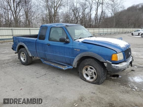 ✅ 2001 Ford Ranger XL Fleet • VIN: 1FTZR15U61TA24074 • Lot: 46030785. Listed on Copart with 79,989 mi. Free auction sales archive from the USA and detailed vehicle history report at DreamBid. Image 4.