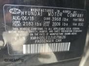 ✅ 2018 Hyundai Elantra • VIN: KMHH35LE0JU079626 • Lot: 57238435. Listed on Copart with 120,784 mi. Free auction sales archive from the USA and detailed vehicle history report at DreamBid. Image 13.