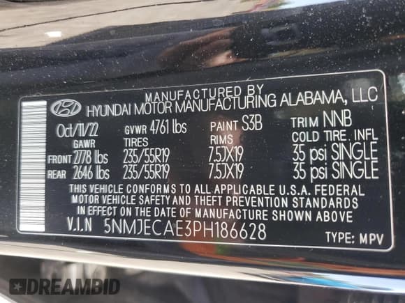 ✅ 2023 Hyundai Tucson Limited • VIN: 5NMJECAE3PH186628 • Lot: 66420794. Wystawiony na Copart z przebiegiem 32 039 mil. Bezpłatny archiwum sprzedaży aukcyjnych z USA i szczegółowy raport historii pojazdu na DreamBid. Zdjęcie 14.