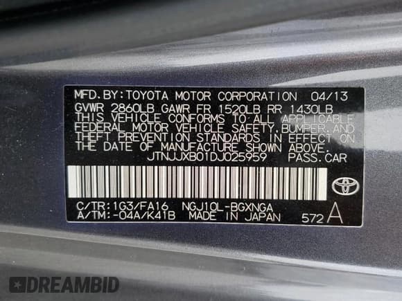 ✅ 2013 Scion iQ • VIN: JTNJJXB01DJ025959 • Lot: 63067395. Wystawiony na Copart z przebiegiem 173 409 mil. Bezpłatny archiwum sprzedaży aukcyjnych z USA i szczegółowy raport historii pojazdu na DreamBid. Zdjęcie 12.