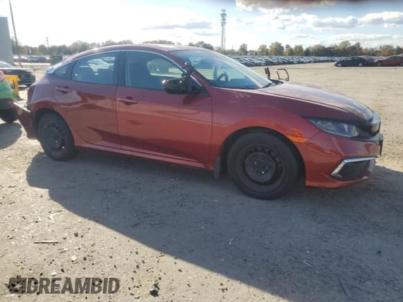 ✅ 2021 Honda Civic LX • VIN: 2HGFC2F66MH540724 • Лот: 87196245. Опубликован ранее на Copart с пробегом 46 853 миль. Бесплатный доступ к архиву аукционных продаж из США и подробный отчёт об истории автомобиля на DreamBid. Изображение 4.