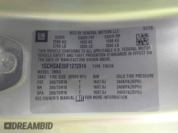 2015 Chevrolet Colorado с VIN 1GCHSAE30F1272914, выставлен на аукционе IAAI как лот 41879725 с пробегом 30 327 миль миль и . История ставок и продаж доступна на DreamBid. Изображение 9.