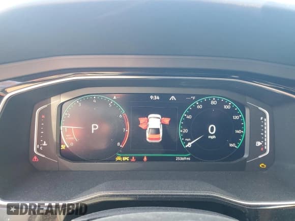 ✅ 2023 Volkswagen Jetta SEL • VIN: 3VWGM7BU2PM039821 • Лот: 92613775. Опубликован ранее на Copart с пробегом 25 369 миль. Бесплатный доступ к архиву аукционных продаж из США и подробный отчёт об истории автомобиля на DreamBid. Изображение 9.