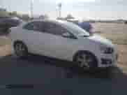 2012 Chevrolet Sonic LTZ with VIN 1G1JE5SH7C4191542, listed as a Copart auction lot 53477375 with 206,562 mi miles and Salvage title. Bid and sale history available at DreamBid. Image 4.