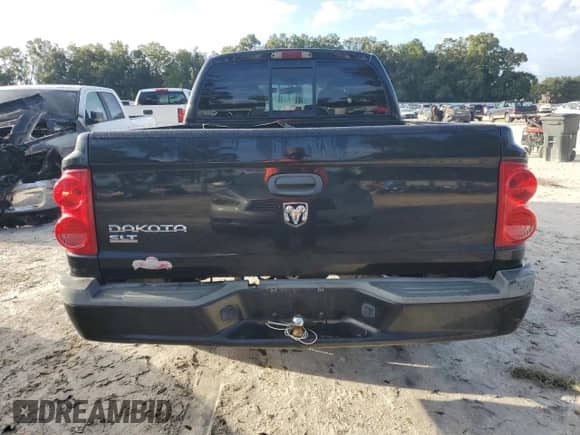 2006 Dodge Dakota SLT z VIN 1D7HE48KX6S638387, wystawiony jako Copart lot #75997014 z przebiegiem 115 401 mil mil oraz Szkoda całkowita • Salvage title. Historia ofert i sprzedaży dostępna na DreamBid. Obrazek 6.