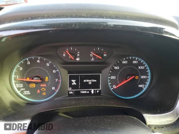 2018 Chevrolet Traverse LS with VIN 1GNEVFKW6JJ199862, listed as a Copart auction lot 69984765 with 74,949 mi miles and Salvage title. Bid and sale history available at DreamBid. Image 9.