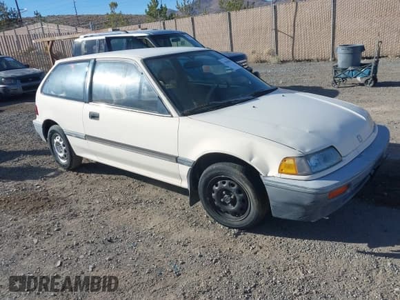 ✅ 1989 Honda Civic • VIN: 2HGED6341KH547709 • Lot: 43840898. Listed on IAAI with 175,633 mi. Free auction sales archive from the USA and detailed vehicle history report at DreamBid. Image 1.