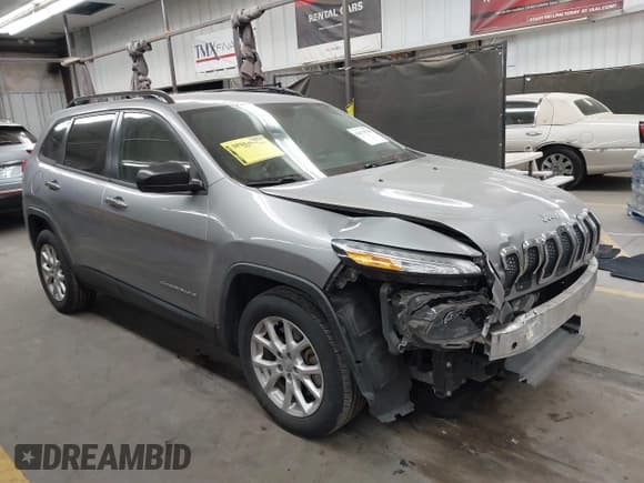 ✅ 2016 Jeep Cherokee Sport • VIN: 1C4PJLAB7GW166732 • Лот: 43574756. Опубликован ранее на IAAI с пробегом 171 763 миль. Бесплатный доступ к архиву аукционных продаж из США и подробный отчёт об истории автомобиля на DreamBid. Изображение 1.
