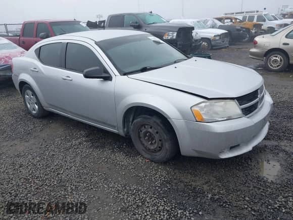 2010 Dodge Avenger SXT with VIN 1B3CC4FD8AN195602, listed as a IAAI auction lot 41658809 with 172,629 mi miles and . Bid and sale history available at DreamBid. Image 1.