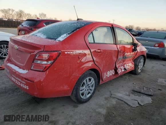2020 Chevrolet Sonic LS с VIN 1G1JB5SB3L4123369, выставлен на аукционе Copart как лот 41375845 с пробегом 94 206 миль миль и Списание • Salvage title. История ставок и продаж доступна на DreamBid. Изображение 3.