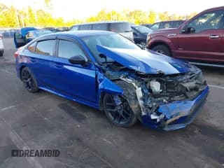 ✅ 2022 Honda Civic Sport • VIN: 2HGFE2F56NH578733 • Lot: 43412846. Listed on IAAI with 106,107 mi. Free auction sales archive from the USA and detailed vehicle history report at DreamBid. Image 1.