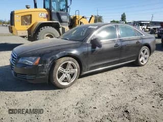 ✅ 2012 Audi A8 • VIN: WAUAVAFD2CN008675 • Lot: 73230554. Wystawiony na Copart z przebiegiem 112 946 mil. Bezpłatny archiwum sprzedaży aukcyjnych z USA i szczegółowy raport historii pojazdu na DreamBid. Zdjęcie 1.