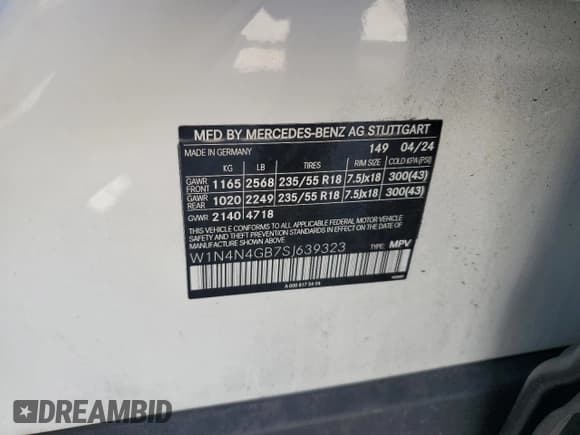 ✅ 2025 Mercedes-Benz GLA 250 • VIN: W1N4N4GB7SJ639323 • Лот: 70459795. Опубликован ранее на Copart с пробегом 11 552 миль. Бесплатный доступ к архиву аукционных продаж из США и подробный отчёт об истории автомобиля на DreamBid. Изображение 14.