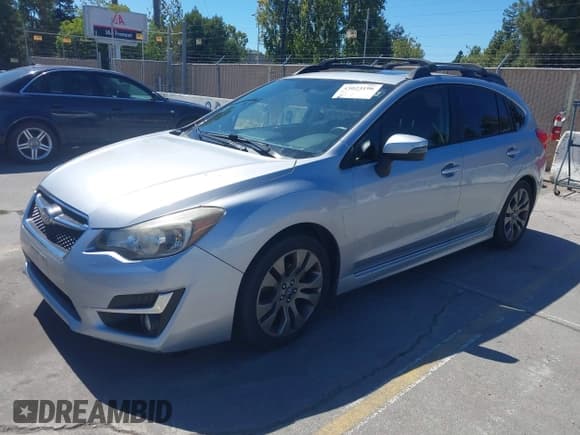 ✅ 2016 Subaru Impreza Special Sports Premium • VIN: JF1GPAP69G8233645 • Lot: 43023196. Listed on IAAI with 154,069 mi. Free auction sales archive from the USA and detailed vehicle history report at DreamBid. Image 2.