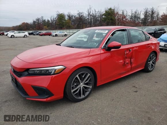 ✅ 2024 Honda Civic Touring • VIN: 2HGFE1F98RH322404 • Лот: 85408995. Опубликован ранее на Copart с пробегом 34 657 миль. Бесплатный доступ к архиву аукционных продаж из США и подробный отчёт об истории автомобиля на DreamBid. Изображение 1.