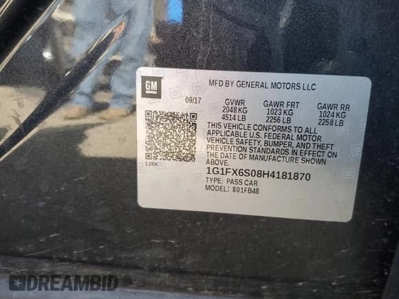 ✅ 2017 Chevrolet Bolt EV Premier • VIN: 1G1FX6S08H4181870 • Lot: 55743004. Wystawiony na Copart z przebiegiem 42 332 mil. Bezpłatny archiwum sprzedaży aukcyjnych z USA i szczegółowy raport historii pojazdu na DreamBid. Zdjęcie 12.