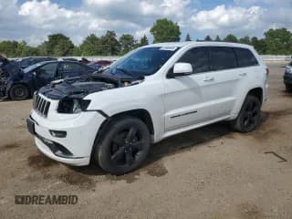 ✅ 2015 Jeep Grand Cherokee Overland • VIN: 1C4RJFCT5FC124995 • Lot: 61995845. Listed on Copart with 63,808 mi. Free auction sales archive from the USA and detailed vehicle history report at DreamBid. Image 1.