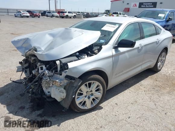 ✅ 2018 Chevrolet Impala LS • VIN: 2G11X5S3XJ9109537 • Лот: 41911686. Опубликован ранее на IAAI с пробегом 33 336 миль. Бесплатный доступ к архиву аукционных продаж из США и подробный отчёт об истории автомобиля на DreamBid. Изображение 2.