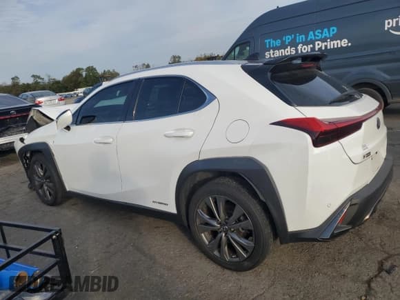 ✅ 2021 Lexus UX 250h F Sport • VIN: JTHR9JBH8M2046027 • Lot: 84347785. Wystawiony na Copart z przebiegiem 47 681 mil. Bezpłatny archiwum sprzedaży aukcyjnych z USA i szczegółowy raport historii pojazdu na DreamBid. Zdjęcie 2.