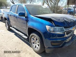 ✅ 2019 Chevrolet Colorado 2WD LT • VIN: 1GCGSCEN5K1119903 • Lot: 43645362. Listed on IAAI with 77,810 mi. Free auction sales archive from the USA and detailed vehicle history report at DreamBid. Image 1.