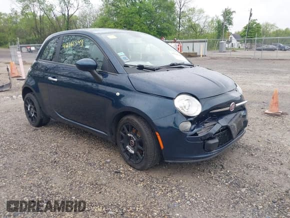 ✅ 2013 FIAT 500 Pop • VIN: 3C3CFFAR5DT532921 • Lot: 42161543. Listed on IAAI with 94,331 mi. Free auction sales archive from the USA and detailed vehicle history report at DreamBid. Image 1.