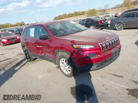 ✅ 2017 Jeep Cherokee Sport • VIN: 1C4PJMAB8HD230957 • Лот: 43607426. Опубликован ранее на IAAI с пробегом 90 874 миль. Бесплатный доступ к архиву аукционных продаж из США и подробный отчёт об истории автомобиля на DreamBid. Изображение 1.