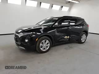 2021 Chevrolet Blazer LT with VIN 3GNKBCRS4MS556083, listed as a Copart auction lot 89466585 with 42,071 mi miles and Salvage title. Bid and sale history available at DreamBid. Image 1.