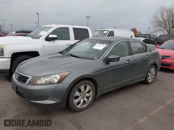 ✅ 2008 Honda Accord EX-L • VIN: JHMCP26858C057580 • Lot: 43738173. Listed on IAAI with 205,025 mi. Free auction sales archive from the USA and detailed vehicle history report at DreamBid. Image 2.